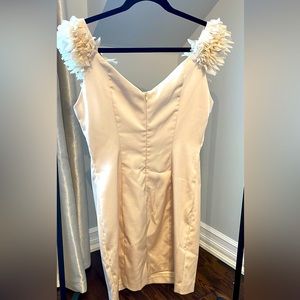 Beautiful cream colour cocktail dress
